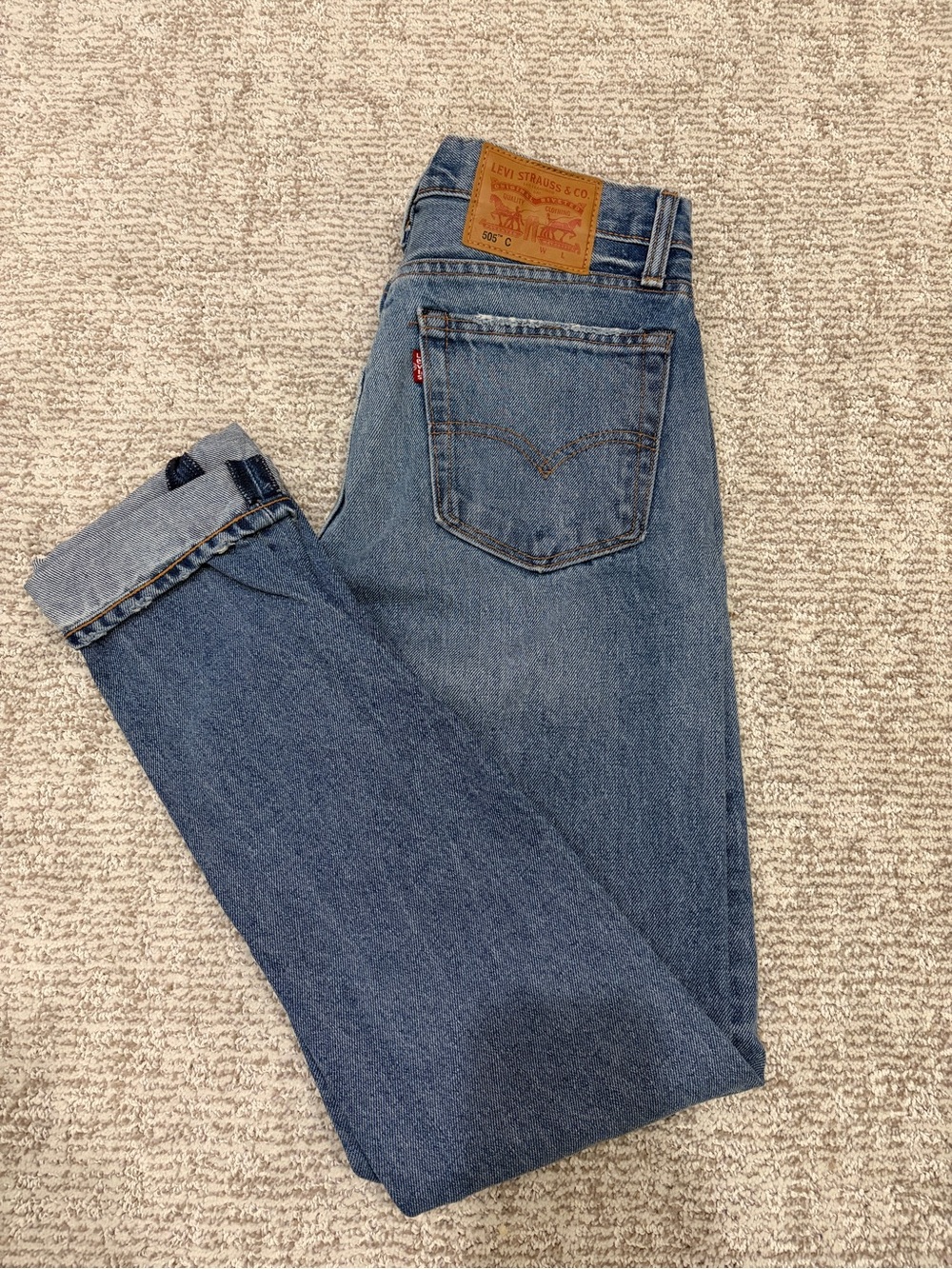 Levi's Women’s Blue Classic Straight 505 Jeans